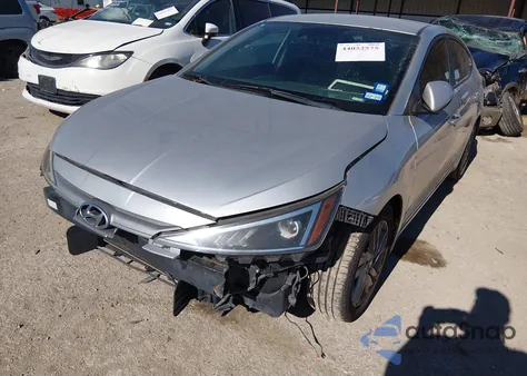 2019 Hyundai Elantra Sel from USA, damaged, VIN 5NPD84LF3KH418950